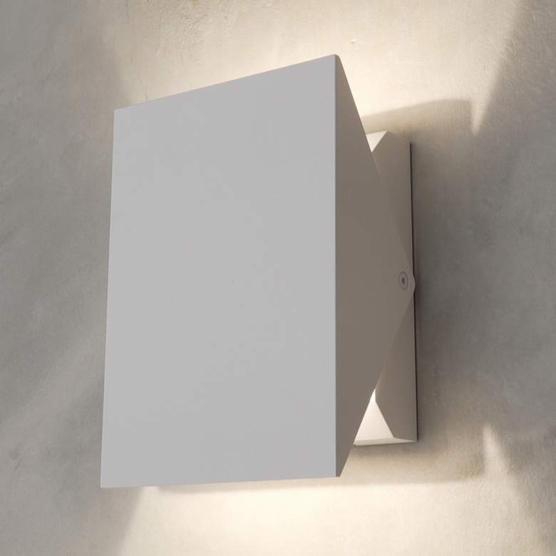 Image 4 ET2 Alumilux AL 7" High White LED Outdoor Wall Light more views