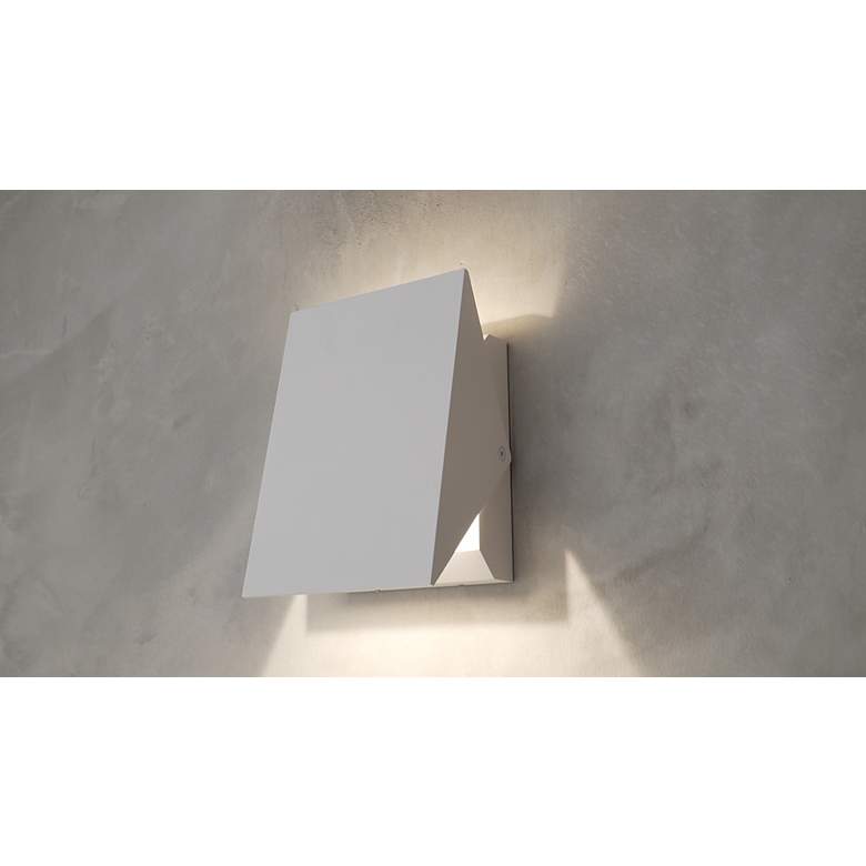Image 6 ET2 Alumilux AL 7" High White LED Outdoor Wall Light more views