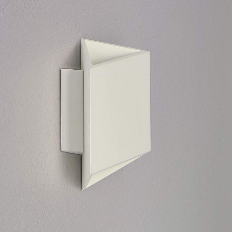 Image 3 ET2 Alumilux AL 8 1/2" High White LED Outdoor Wall Light more views