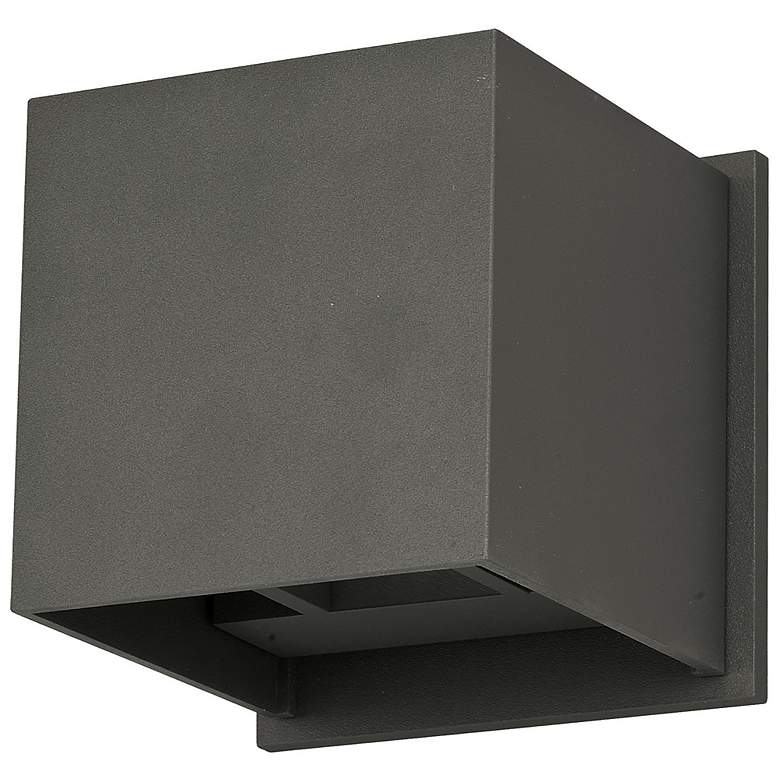 Image 1 ET2 Alumilux Cube 4.5 inch High Modern LED Outdoor Wall Sconce