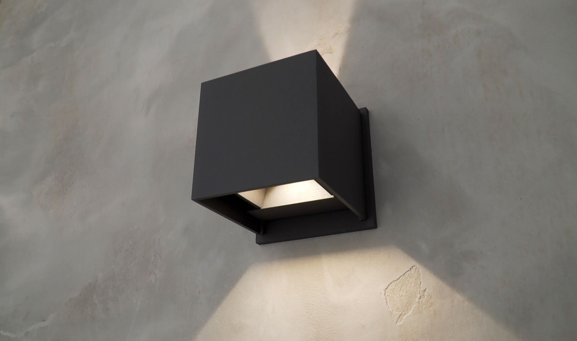 Image 3 ET2 Alumilux Cube 4.5" High Modern LED Outdoor Wall Sconce more views