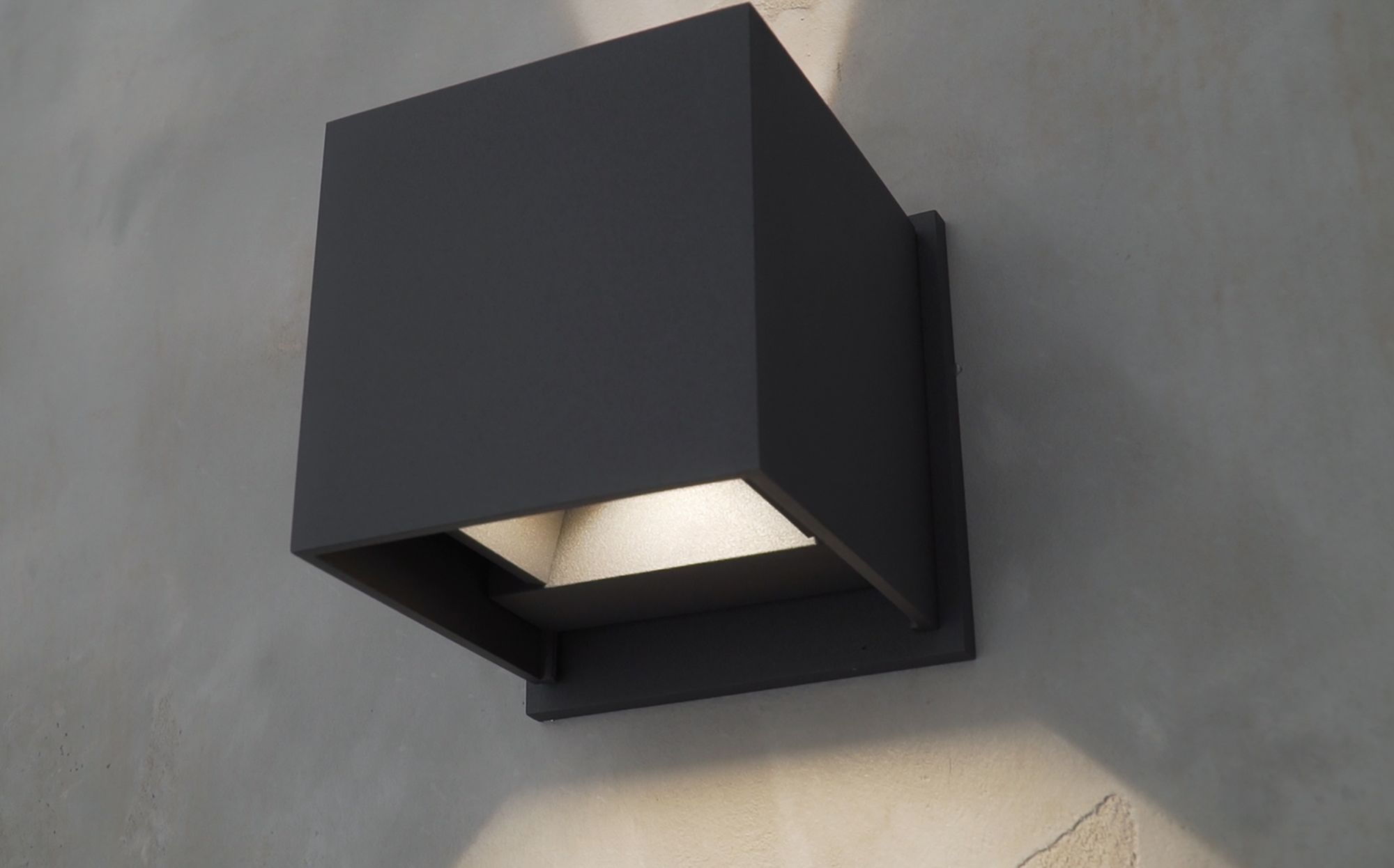Image 4 ET2 Alumilux Cube 4.5" High Modern LED Outdoor Wall Sconce more views