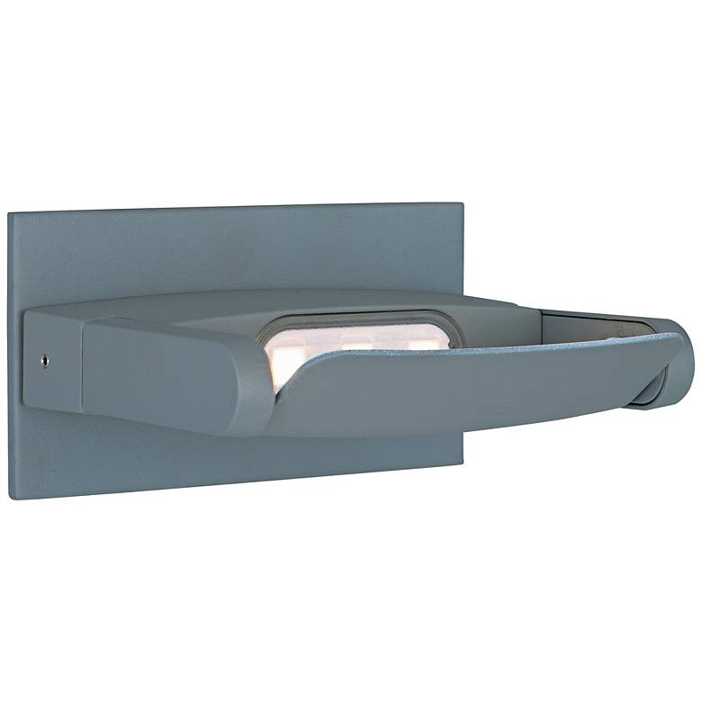 Image 1 ET2 Alumilux DC 4 1/2 inchH Platinum LED Outdoor Wall Light