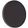 ET2 Alumilux: Dish 6 3/4" Wide Architectural Bronze LED Outdoor Wall S