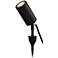 ET2 Alumilux: Landscape 11 1/2" High Black 12V MR16 Spot Light - 3000k
