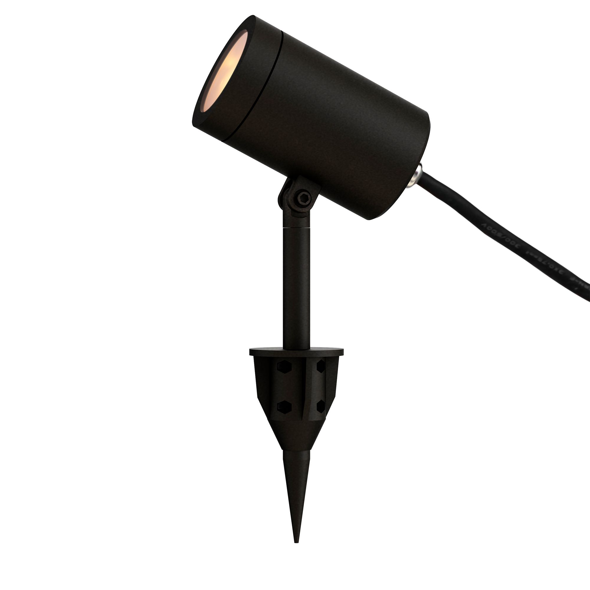 Image 2 ET2 Alumilux: Landscape 11 1/2" High Black 12V MR16 Spot Light - 3000k more views