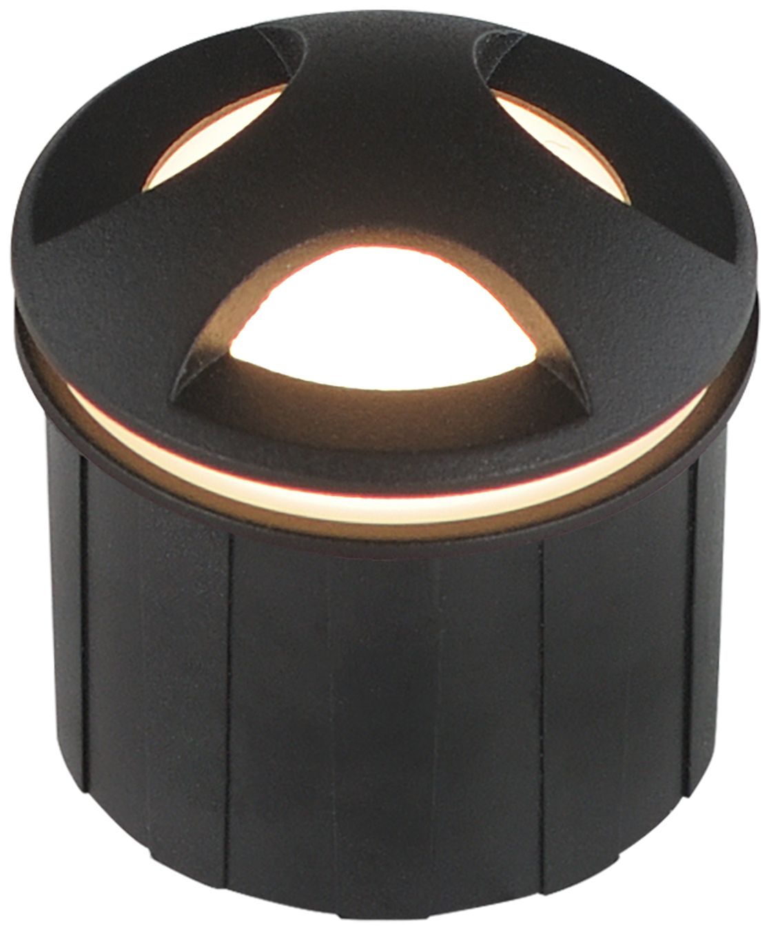 ET2 Alumilux Landscape 2" Black Round 12V 3W In-Ground Light
