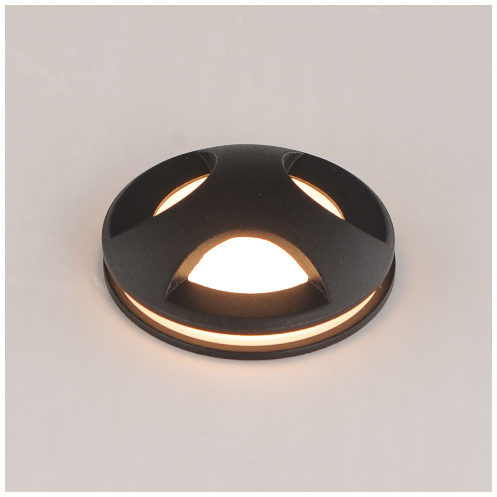 Image 4 ET2 Alumilux Landscape 2" Black Round 12V 3W In-Ground Light more views