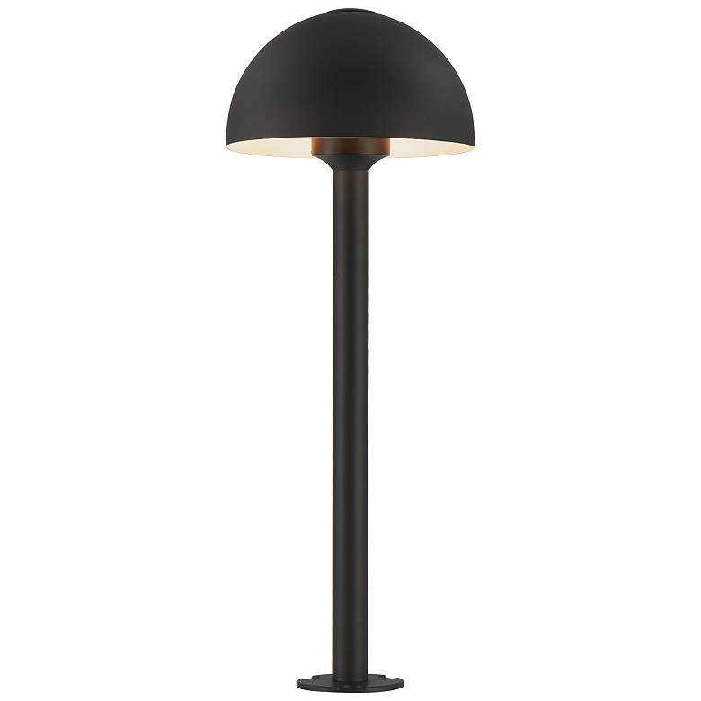 Image 1 ET2 Alumilux: Landscape 21 1/4" High Black Dome Light
