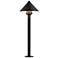 ET2 Alumilux: Landscape 21 3/4" High Blakc Cone Light