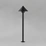 2_ET2 Alumilux: Landscape 21 3/4" High Blakc Cone Light more views