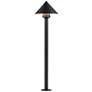 1_ET2 Alumilux: Landscape 29 3/4" High Black Cone Light