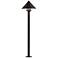 ET2 Alumilux: Landscape 29 3/4" High Black Cone Light