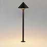 3_ET2 Alumilux: Landscape 29 3/4" High Black Cone Light more views