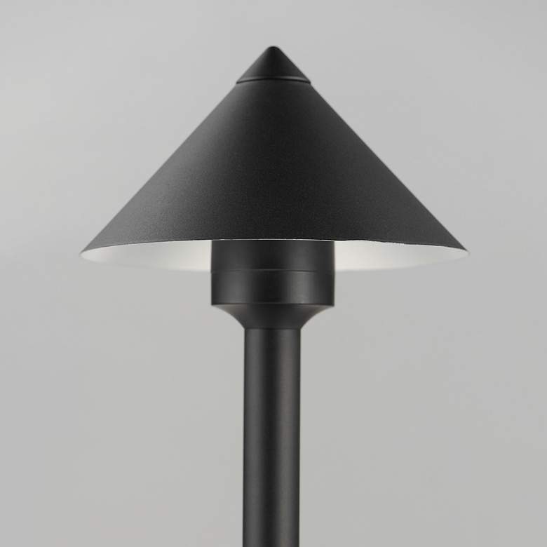 Image 4 ET2 Alumilux: Landscape 29 3/4" High Black Cone Light more views