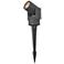 ET2 Alumilux: Landscape 3.5" Wide Black 12V MR16 Spot Light - 3000k