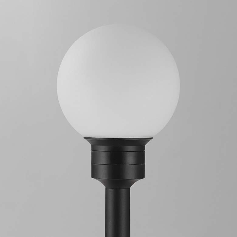 Image 4 ET2 Alumilux: Landscape 31 1/2" High Black Globe Light more views