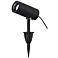 ET2 Alumilux Landscape 8" High Black Spot Spotlight w/ CCT and Beam
