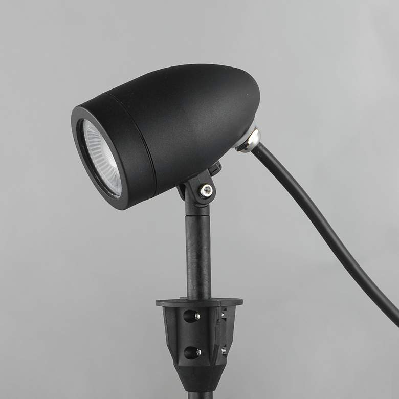 Image 2 ET2 Alumilux Landscape 9" High Black Pathway Spot MR16 Light more views