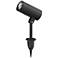 ET2 Alumilux Landscape 9" High Black Spotlight w CCT and Beam