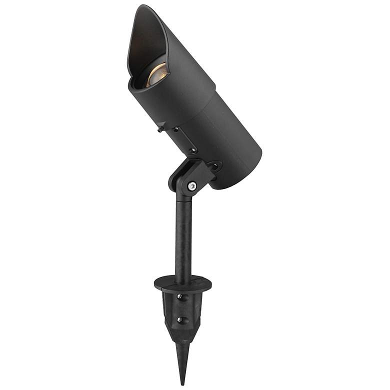 Image 2 ET2 Alumilux Landscape 9" High Black Spotlight w CCT and Beam more views