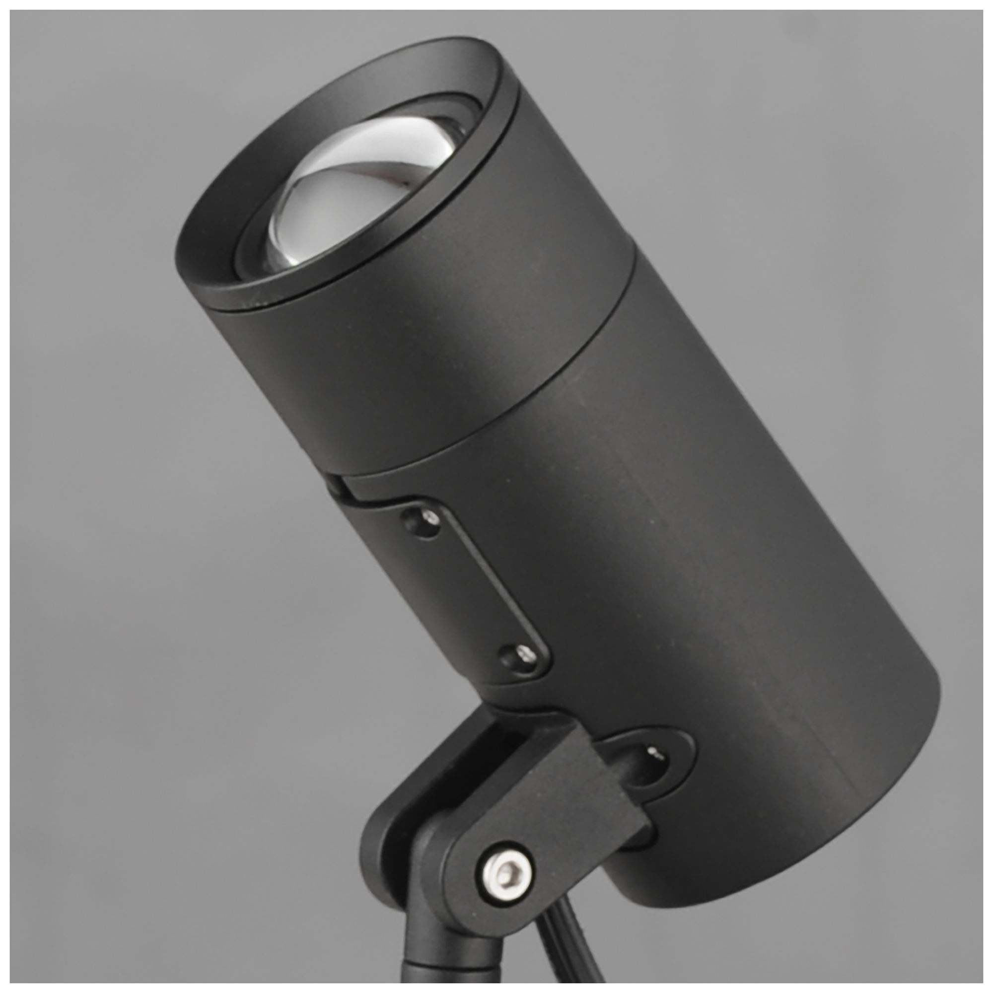 Image 6 ET2 Alumilux Landscape 9" High Black Spotlight w CCT and Beam more views