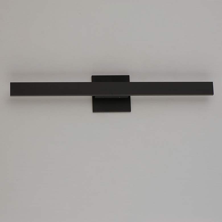 Image 5 ET2 Alumilux Line 24" High Black LED Outdoor Wall Light more views