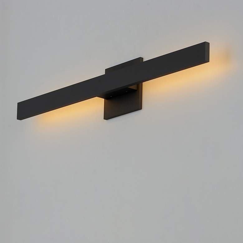 Image 6 ET2 Alumilux Line 24" High Black LED Outdoor Wall Light more views