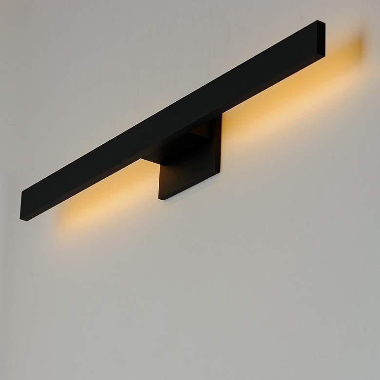Image 7 ET2 Alumilux Line 24" High Black LED Outdoor Wall Light more views