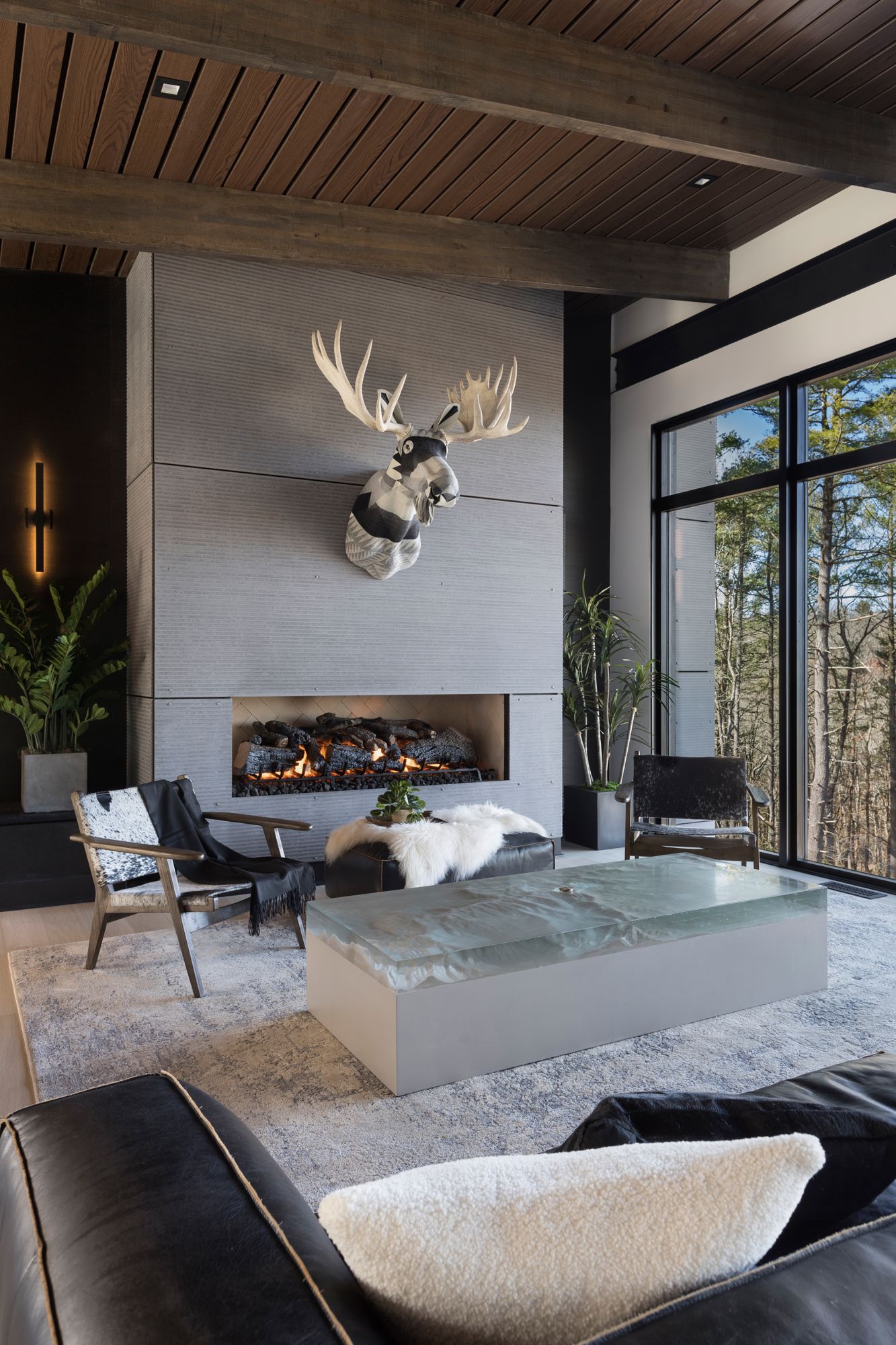 ET2 Alumilux Line 24" High Black LED Outdoor Wall Light