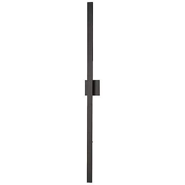 ET2 Alumilux Line 51" High Black LED Outdoor Wall Light