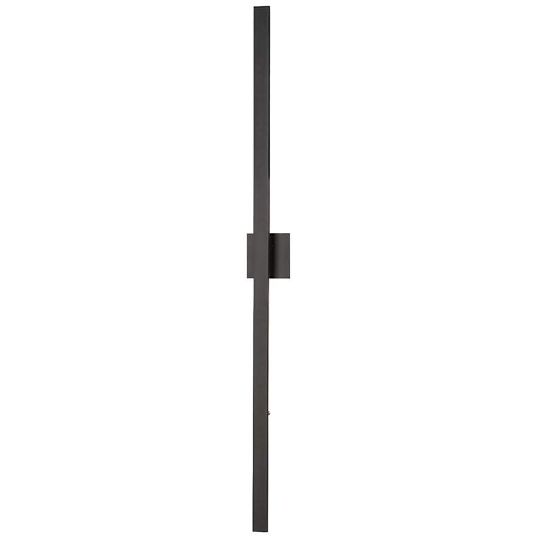 Image 2 ET2 Alumilux Line 51" High Black LED Outdoor Wall Light