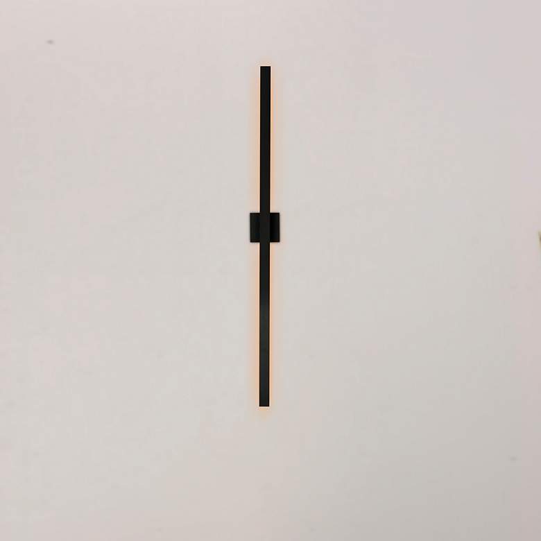 Image 5 ET2 Alumilux Line 51" High Black LED Outdoor Wall Light more views