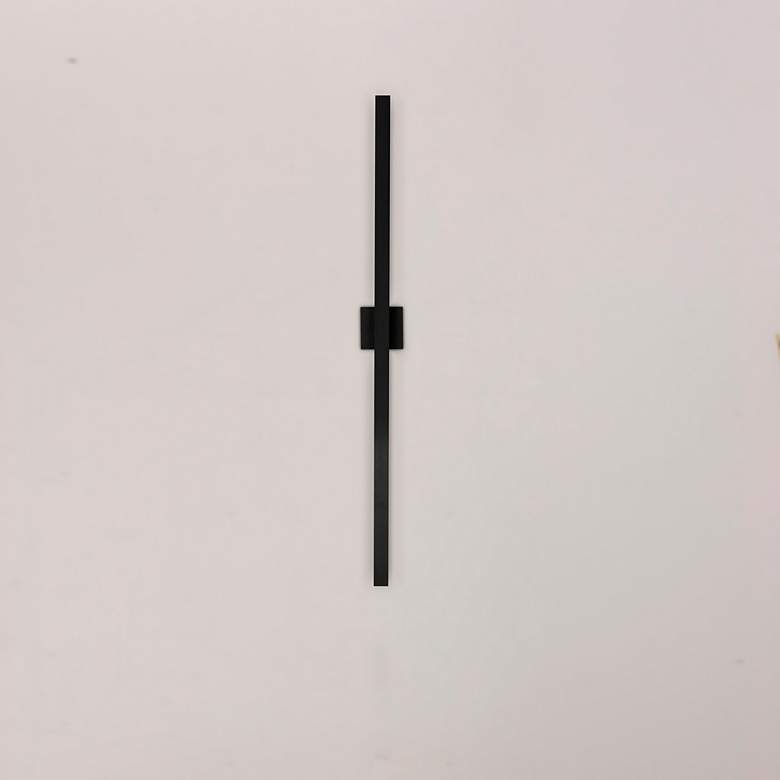 Image 6 ET2 Alumilux Line 51" High Black LED Outdoor Wall Light more views