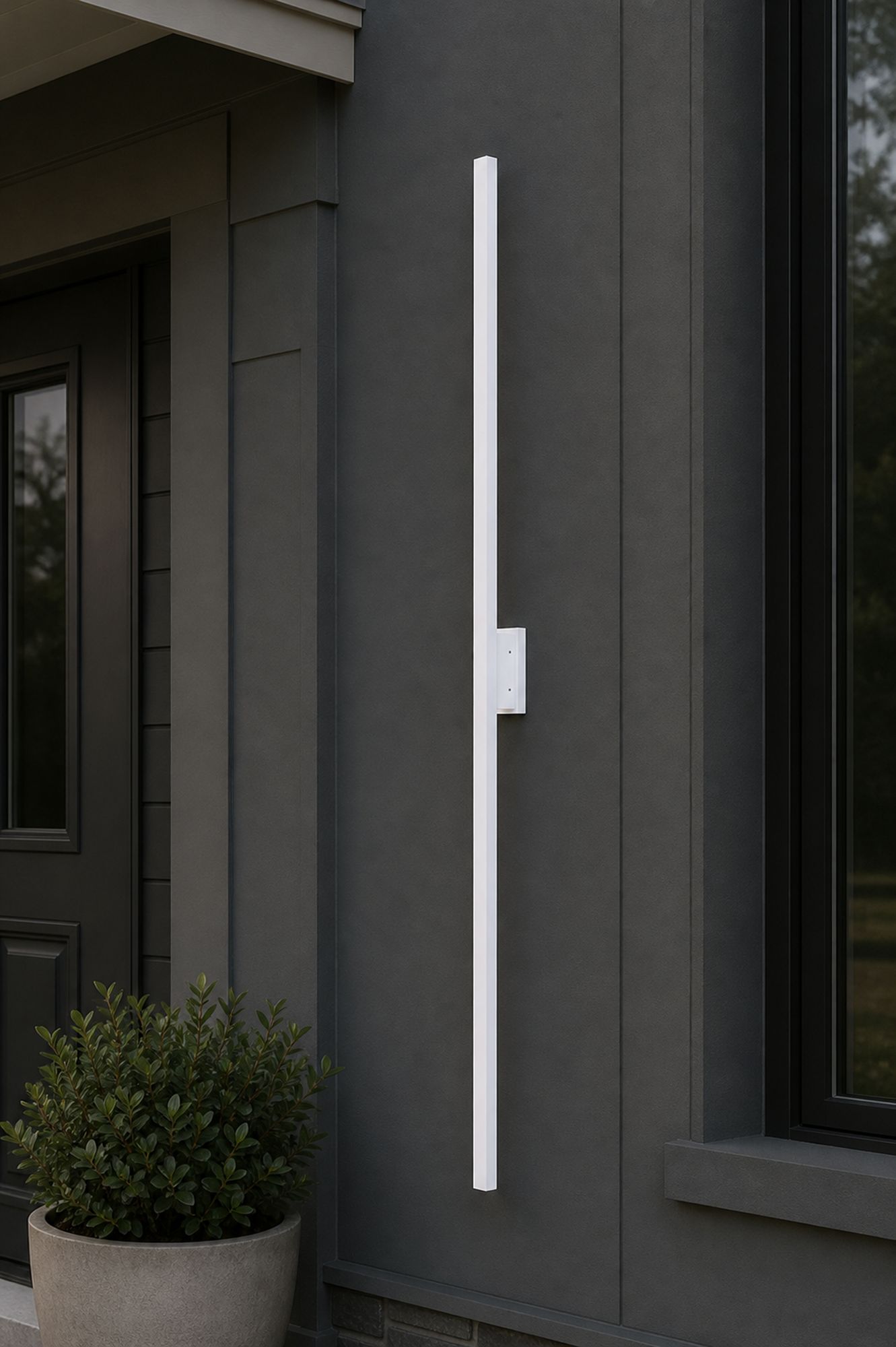 Image 7 ET2 Alumilux Line 51" High White LED Outdoor Wall Light more views