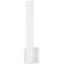 ET2 Alumilux: Line 5CCT 18" White LED Outdoor Wall Sconce
