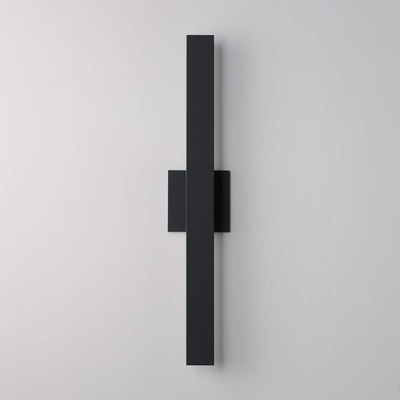 Image 2 ET2 Alumilux: Line 5CCT 24" Black LED Outdoor Wall Sconce more views