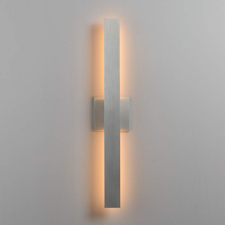 Image 3 ET2 Alumilux: Line 5CCT 24" Satin Aluminum LED Outdoor Wall Sconce more views