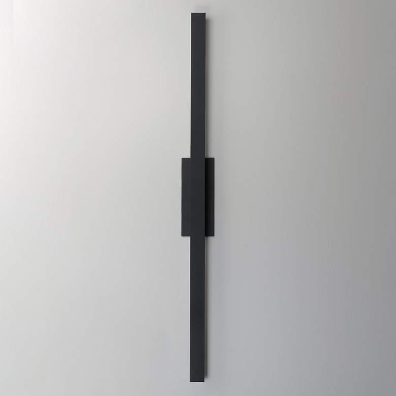 Image 2 ET2 Alumilux: Line 5CCT 51" Black LED Outdoor Wall Sconce more views