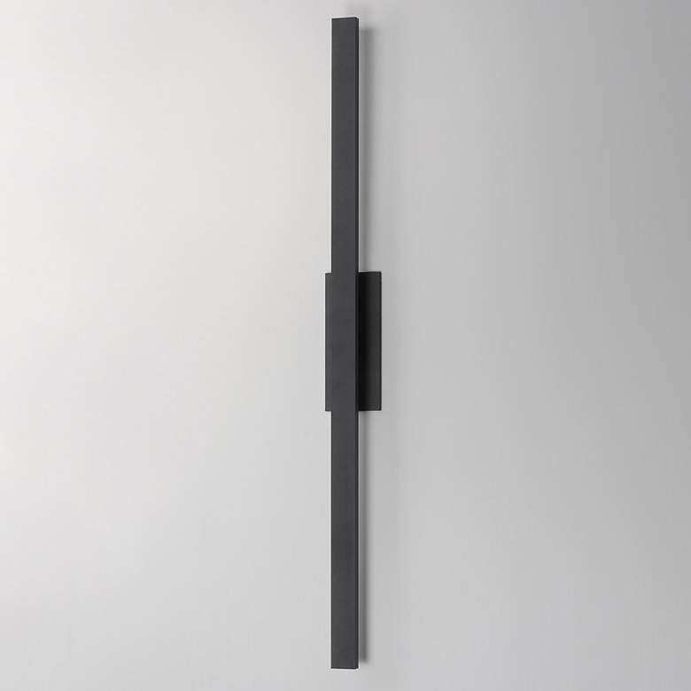 Image 4 ET2 Alumilux: Line 5CCT 51" Black LED Outdoor Wall Sconce more views