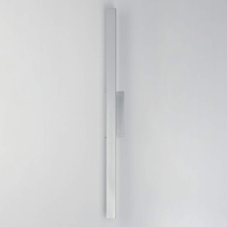 Image 3 ET2 Alumilux: Line 5CCT 51" Satin Aluminum LED Outdoor Wall Sconce more views