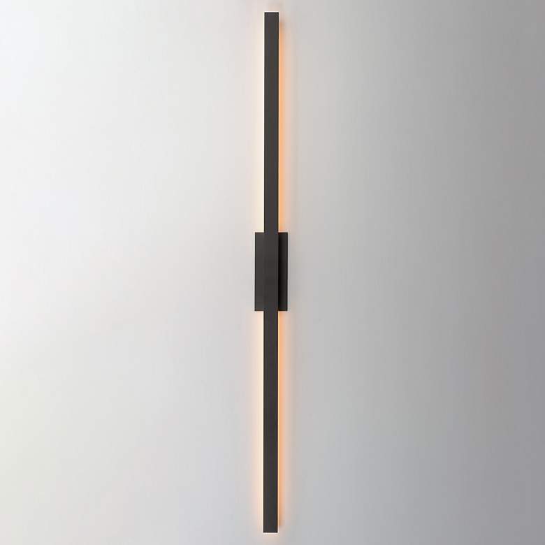Image 3 ET2 Alumilux: Line 5CCT 96" Architectural Bronze LED Outdoor Wall Sconce more views