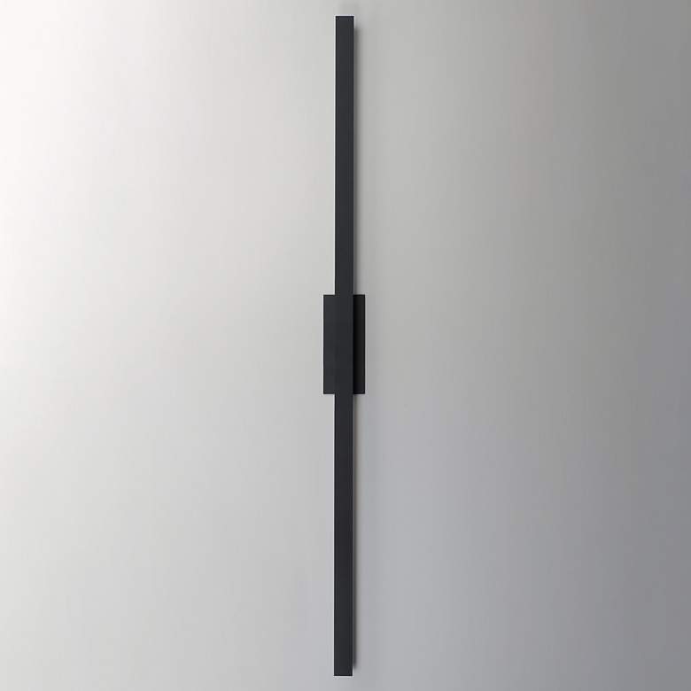 Image 2 ET2 Alumilux: Line 5CCT 96" Black LED Outdoor Wall Sconce more views