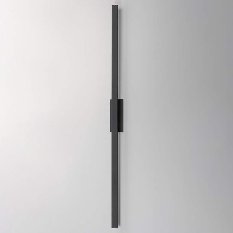 Image 4 ET2 Alumilux: Line 5CCT 96" Black LED Outdoor Wall Sconce more views