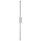 ET2 Alumilux: Line 5CCT 96" Satin Aluminum LED Outdoor Wall Sconce