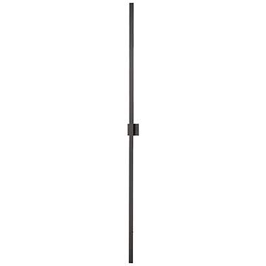ET2 Alumilux Line 96" High Black LED Outdoor Wall Light