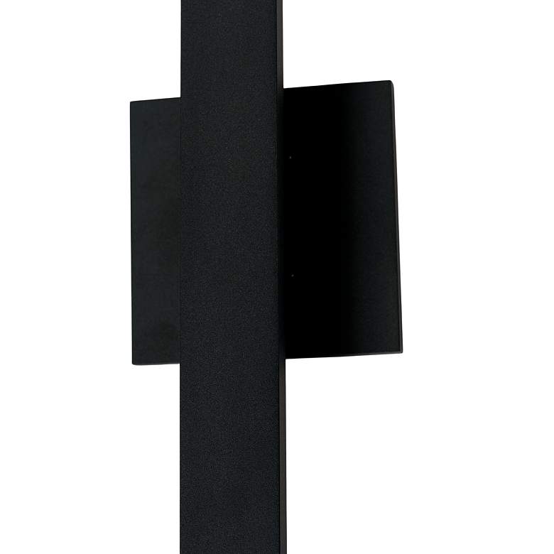 Image 5 ET2 Alumilux Line 96" High Black LED Outdoor Wall Light more views
