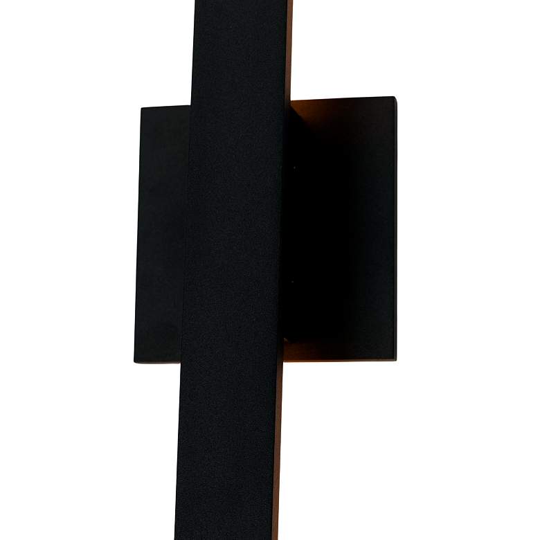 Image 6 ET2 Alumilux Line 96" High Black LED Outdoor Wall Light more views