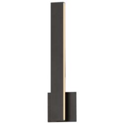 ET2 Alumilux: SideLine 18" Architectural Bronze LED Outdoor Wall Sconce