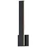 ET2 Alumilux: SideLine 18" Black LED Outdoor Wall Sconce